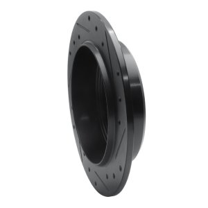 Chrysler Sebring Brake Rotor (1) - Rear Left - R1 Concepts - Drilled & Slotted - Black - `95-`07